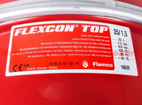 Flamco 16039 Flexcon expansion vessel 35ltr