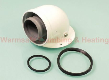 Baxi 5000277 painted flue elbow