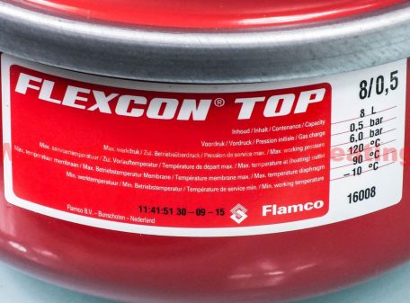 Flamco FlexconTop8 8 Litre Expansion Vessel